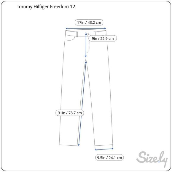 New Tommy Hilfiger Freedom Womens Size 12 Blue Low Rise Boot Cut Leg Denim Jeans - Picture 2 of 14